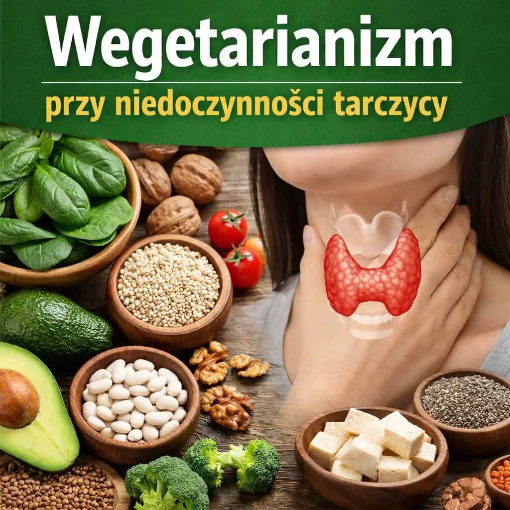Wegetarianizm przy niedoczynności tarczycy – produkty roślinne wspierające tarczycę, dieta wegetariańska a hormony tarczycy