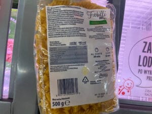 Makaron fusilli bezglutenowy świderki z Biedronki 500g – skład, tabela kalorii i czas gotowania 2026 produkty bezglutenowe w Biedronce 2026