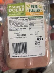 Vege Plastry kanapkowe