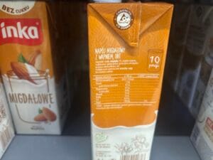 produkty BIO bez mleka i jaj napój migdałowy skład