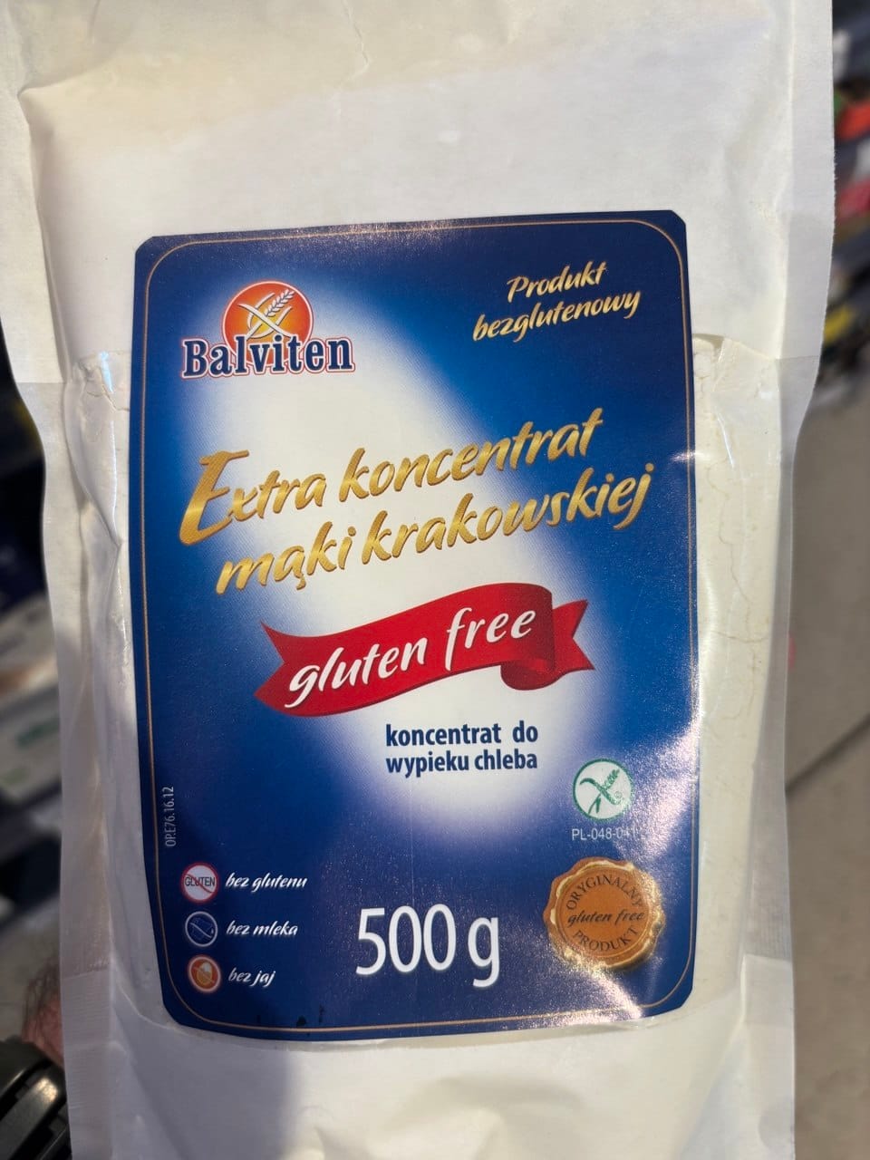 Mieszanka do chleba bezglutenowego Balviten Extra Koncentrat Mąki Krakowskiej w Carrefour