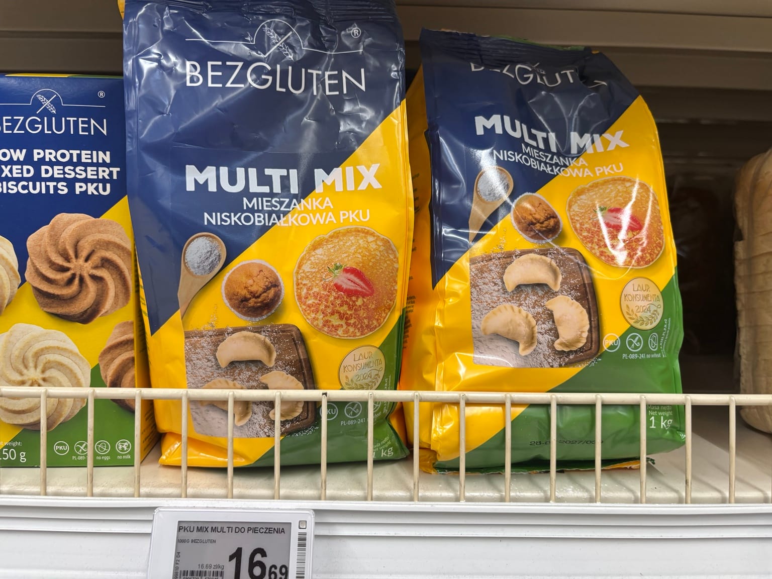 Bezglutenowe mąki w Auchan – Bezgluten Multi Mix mieszanka niskobiałkowa PKU