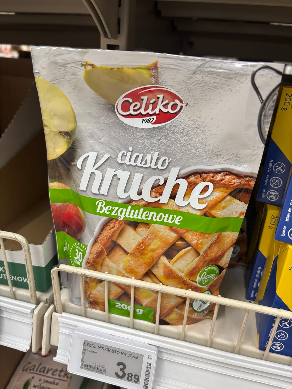 Bezglutenowe mąki w Auchan – Celiko Ciasto Kruche bezglutenowe