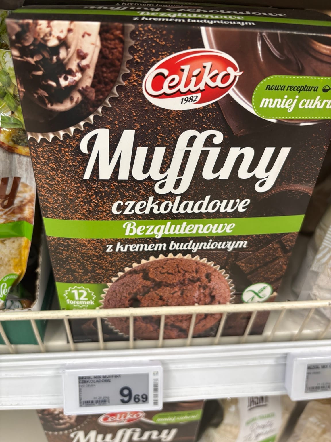 Bezglutenowe mąki w Auchan – Celiko Muffiny czekoladowe bezglutenowe