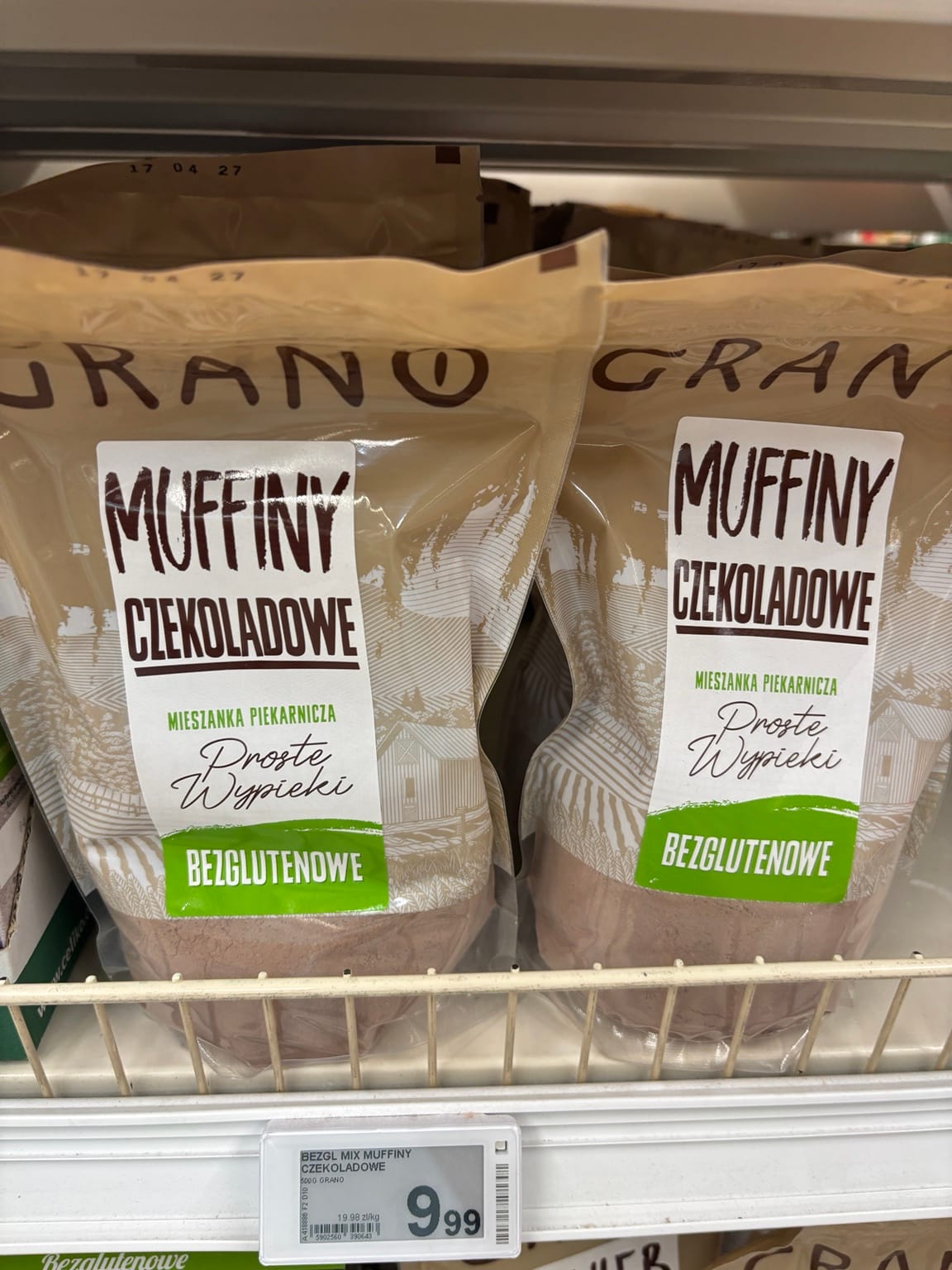Bezglutenowe mąki w Auchan – Grano Muffiny Czekoladowe