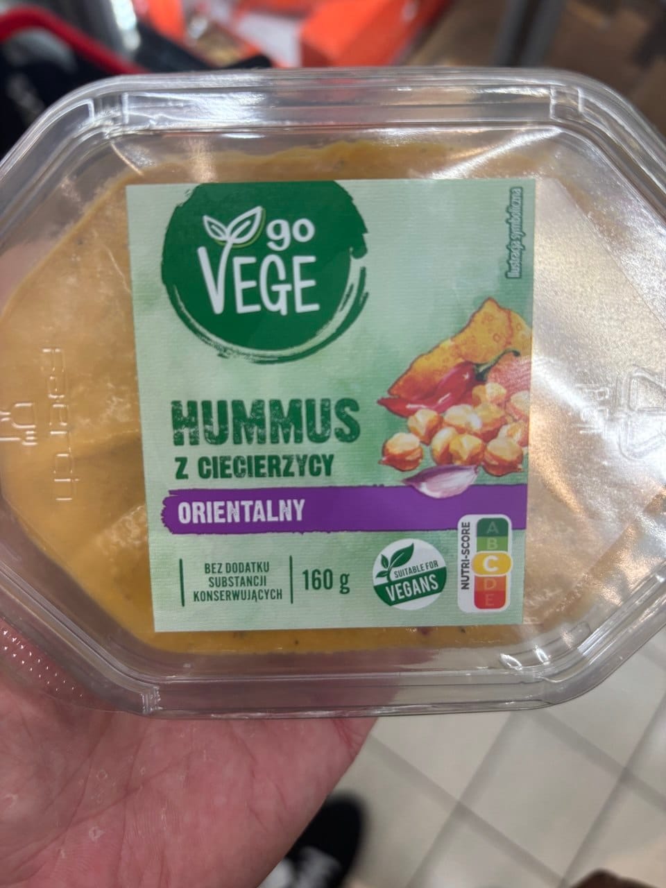 Hummus orientalny Go Vege – wegańskie produkty w Biedronce 2026