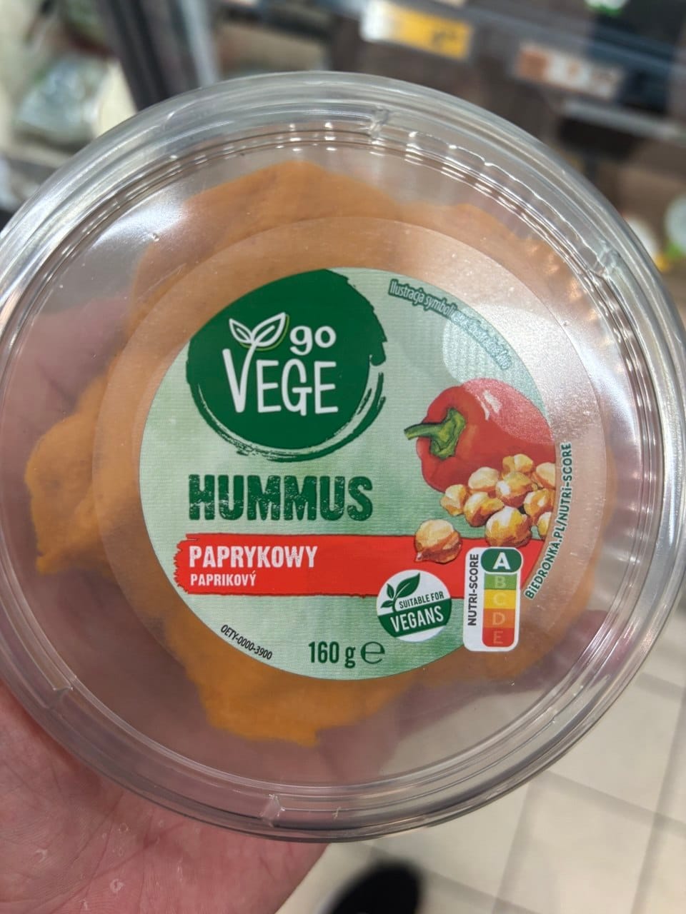 Hummus paprykowy Go Vege – wegańskie produkty w Biedronce 2026