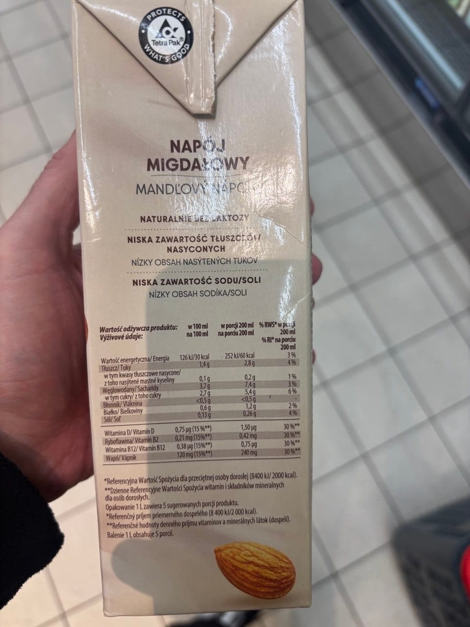 Napój migdałowy Go Vege Almond – wegańskie produkty w Biedronce 2026