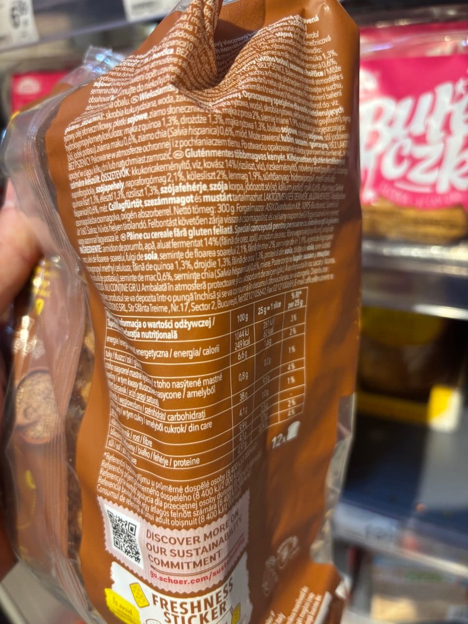 Chleb bezglutenowy Carrefour – skład i wartości odżywcze Schär Maestro Cereale