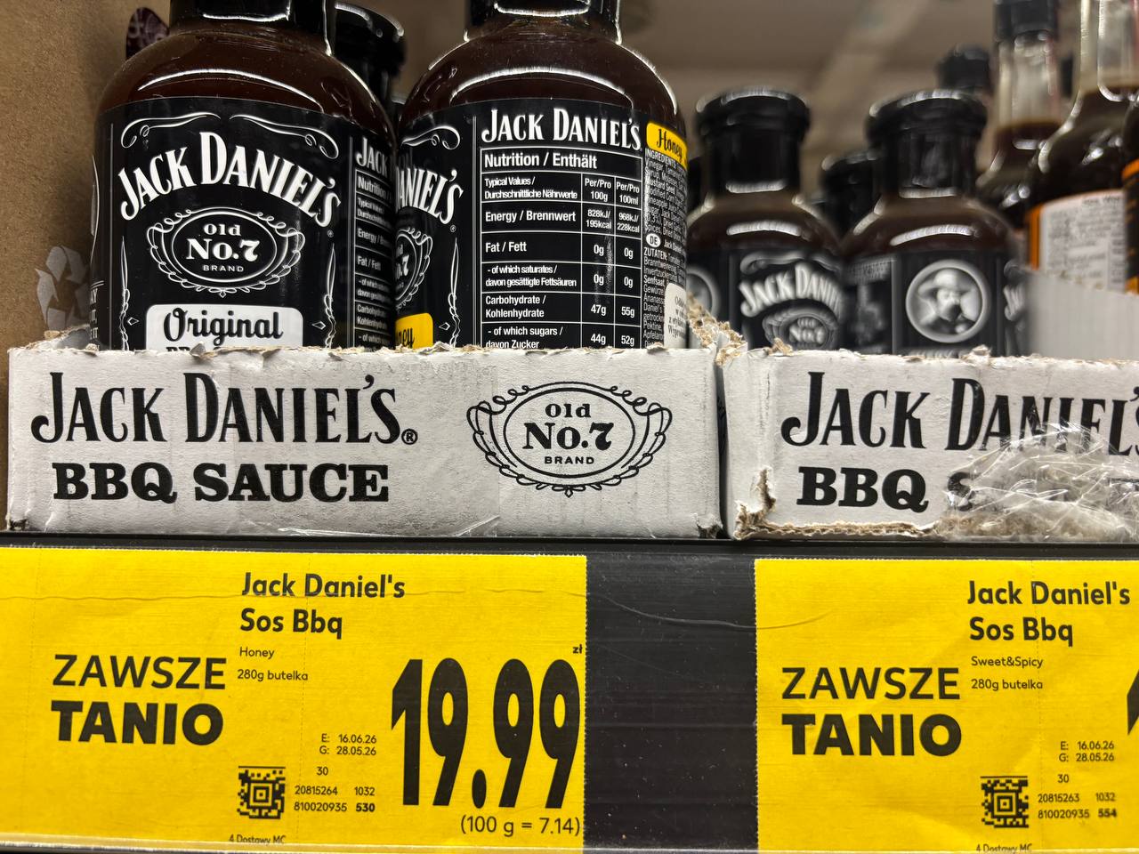 Sos BBQ Jack Daniel's z certyfikatem Gluten Free