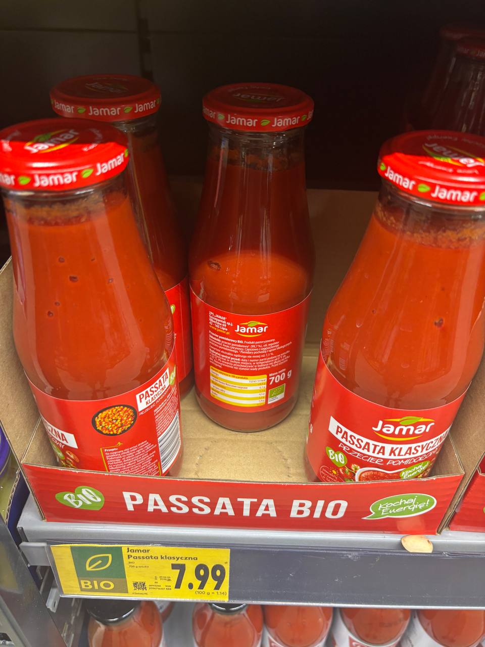 Organiczna Passata BIO marki Jamar