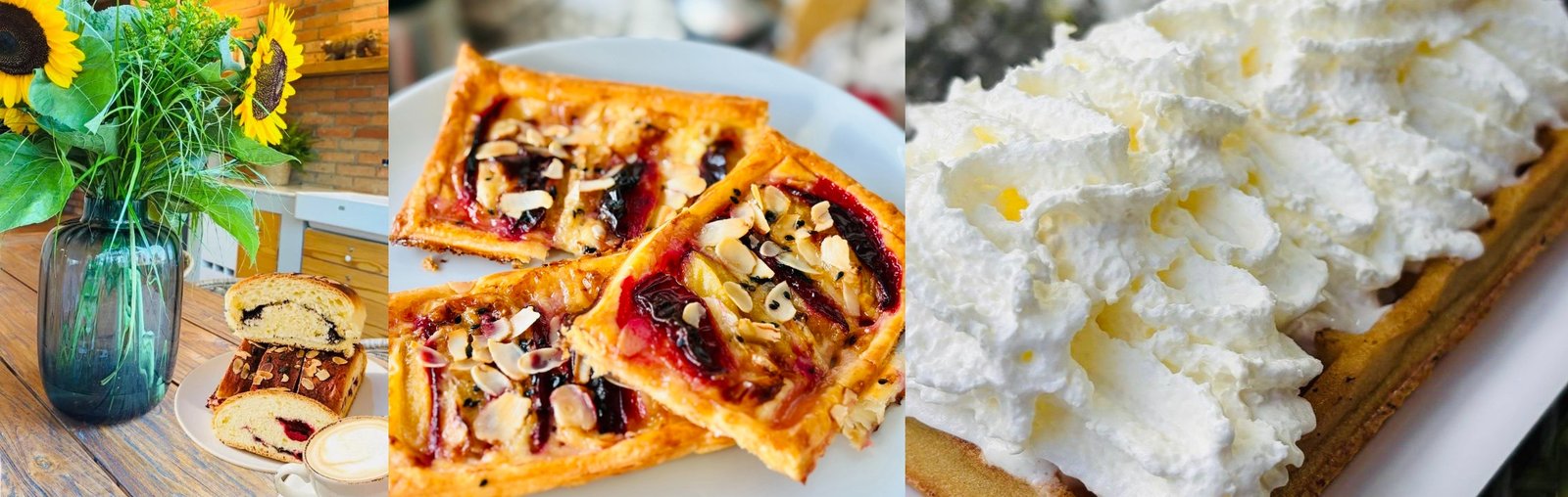 Bezglutenowe tarty owocowe i ciasto z bitą śmietaną w kawiarni – Czechy bez glutenu