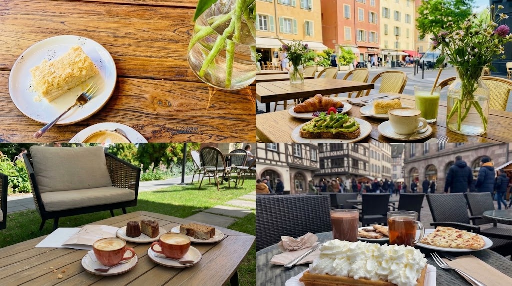 A culinary guide to a gluten free France featuring vegan breakfasts, pastries, and tarte flambée.